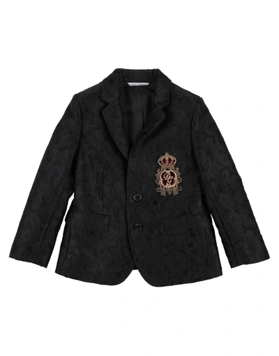 Dolce & Gabbana Kids' Suit Jackets In Black