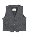 FRED MELLO FRED MELLO TODDLER BOY TAILORED VEST BLACK SIZE 6 POLYESTER, WOOL, VISCOSE,49629596SG 1