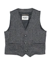 Fred Mello Vests In Black
