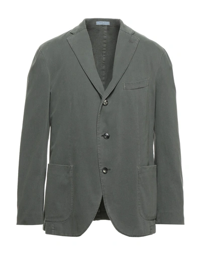 Boglioli Suit Jackets In Military Green