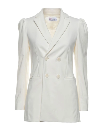 Red Valentino Suit Jackets In White