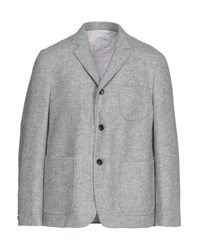 Thom Browne Suit Jackets In Light Grey
