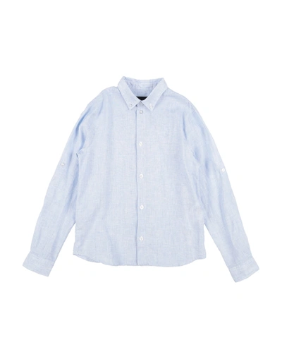 Emporio Armani Kids' Shirts In Blue