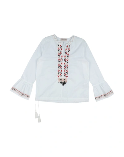 Alberta Ferretti Kids' Blouses In White