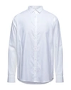 Armani Exchange Stretch Cotton Shirt In White