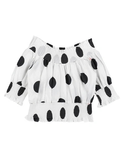 Msgm Kids' Blouses In White