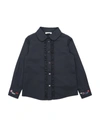 Dolce & Gabbana Kids' Shirts In Dark Blue