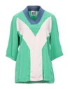 MIKO MIKO MIKO MIKO WOMAN TOP GREEN SIZE M TRIACETATE, POLYESTER,38963811XK 5