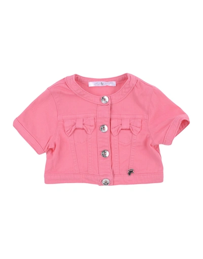 L:ú L:ú By Miss Grant Kids' Denim Outerwear In Pink