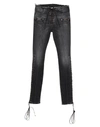 Ben Taverniti Unravel Project Woman Jeans Black Size 26 Cotton, Elastomultiester, Elastane In Black