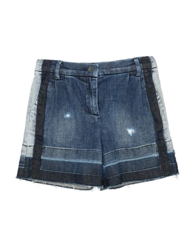 Dolce & Gabbana Kids' Denim Shorts In Blue