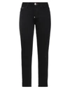 Philipp Plein Denim Super High Waist Jegging Iconic Plein In Black