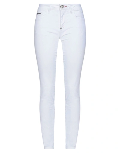 Philipp Plein Jeans In White