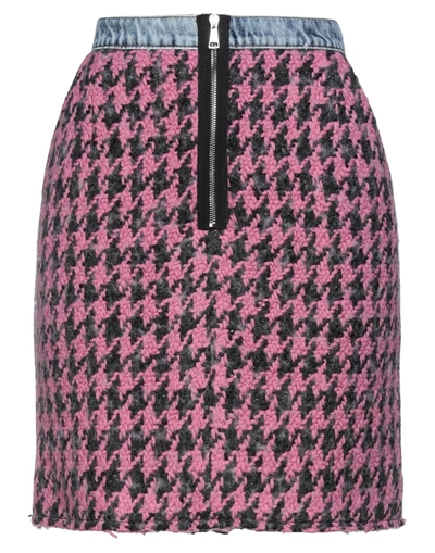 Natasha Zinko Denim Skirts In Pink
