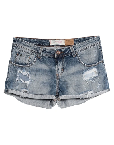 Pence Denim Shorts In Blue