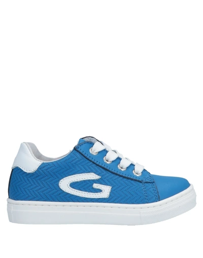 Alberto Guardiani Kids' Sneakers In Bright Blue