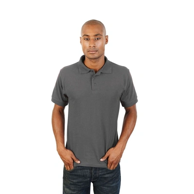 Absolute Apparel Absolulte Apparel Mens Hydrofx Polyester Polo (convoy Gray) In Grey