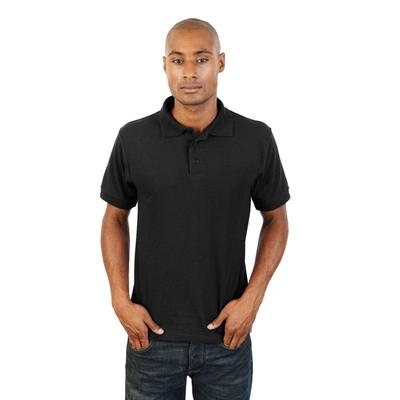 Absolute Apparel Absolulte Apparel Mens Hydrofx Polyester Polo (black)