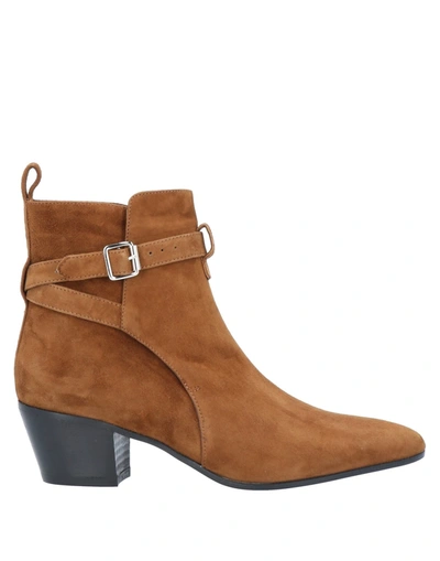 Marc Ellis Ankle Boots In Brown