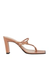 Wandler Toe Strap Sandals In Pink