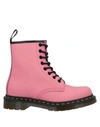 Dr. Martens' Ankle Boots In Pink