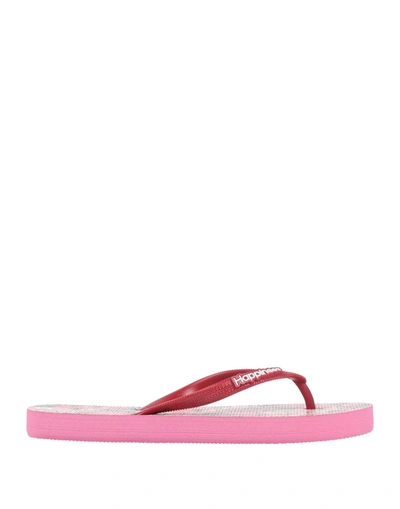 Happiness Kids' Toe Strap Sandals In Red