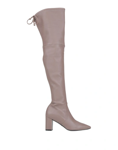 Stuart Weitzman Knee Boots In Khaki