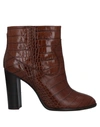 Anna F Ankle Boots In Brown