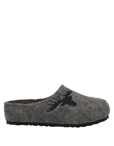 Birkenstock Kids' Slippers In Lead