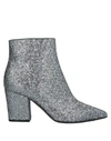 Sergio Rossi Ankle Boots In Silver
