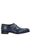 Santoni Loafers In Dark Blue