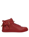 BUSCEMI BUSCEMI MAN SNEAKERS RED SIZE 5 SOFT LEATHER,17061276WU 1