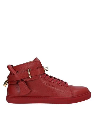 Buscemi Sneakers Leather In Red