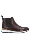 Angelo Pallotta Ankle Boots In Brown