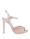 Luciano Barachini Sandals In Blush
