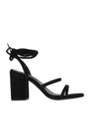 Senso Olly Tie Around Sandals In Black