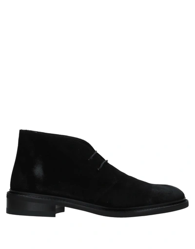 La Corte Della Pelle By Franco Ballin Ankle Boots In Black