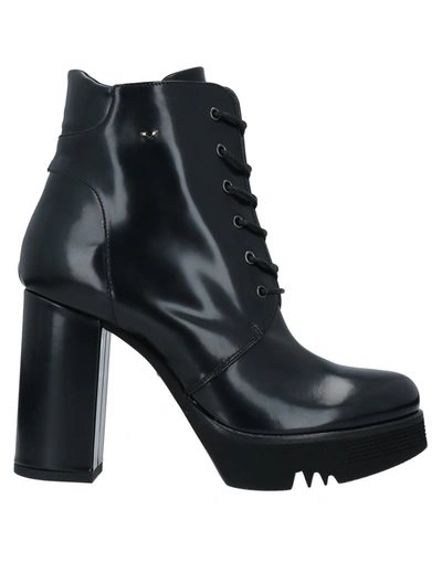 Alberto Guardiani Ankle Boots In Black