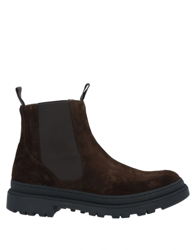 Boemos Ankle Boots In Dark Brown