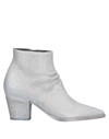 Officine Creative Italia Ankle Boots In Silver