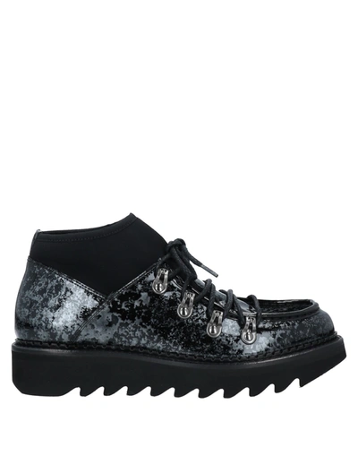 Alberto Guardiani Lace-up Shoes In Black