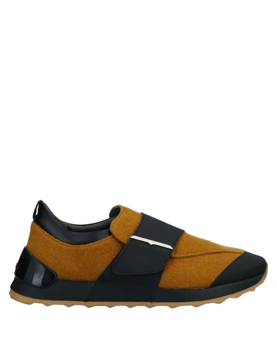 Alberto Guardiani Sneakers In Ocher