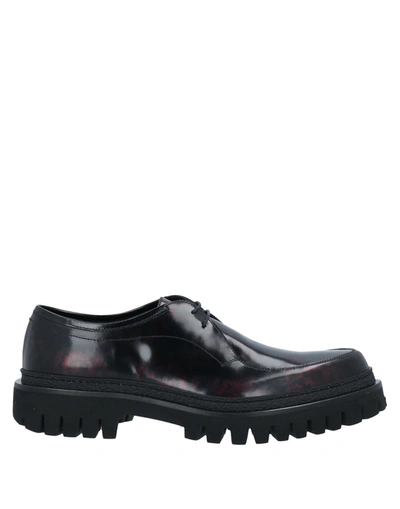 Alberto Guardiani Lace-up Shoes In Black