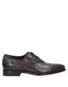 Santoni Lace-up Shoes In Cocoa
