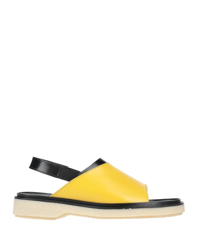 Adieu Sandals In Yellow