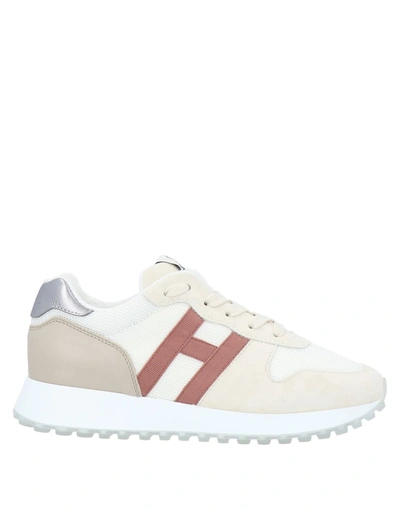 Hogan Sneakers In Beige