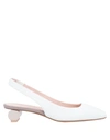 Anna Baiguera Woman Pumps White Size 7 Soft Leather