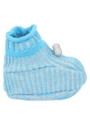 AMORE IS ME AMORE IS ME! NEWBORN BOY NEWBORN SHOES AZURE SIZE ONESIZE TEXTILE FIBERS,17027193IW 1