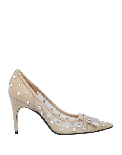 Sergio Rossi Pumps In Blush