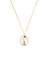 P D PAOLA P D PAOLA SCORPIO WOMAN NECKLACE GOLD SIZE - SILVER, 18KT GOLD-PLATED,50256045VO 1